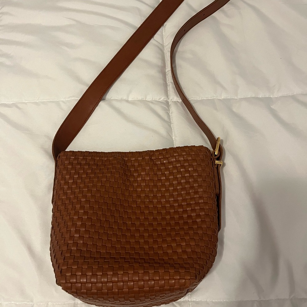 Madewell Crossbody Bag in Cognac Color
